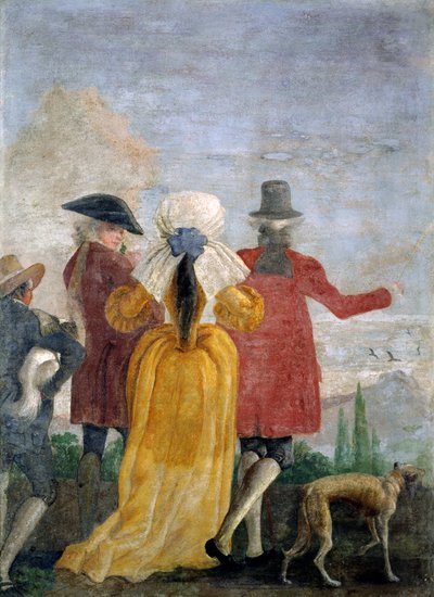 द वॉक, c.1791 द्वारा जियोवानी डोमेनिको टाईपोलो